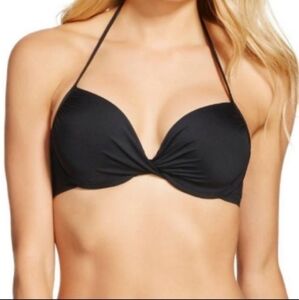 VICTORIA Secret | Twist Front Black Bikini